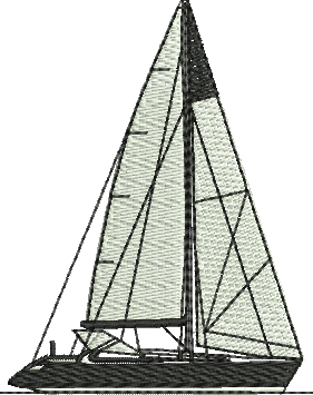 Matriz de Bordado Barco a Vela 24