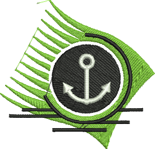Matriz de Bordado Logo de Âncora 02