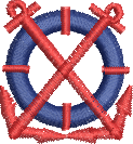Matriz de Bordado Logo de Âncora 03