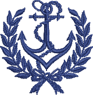 Matriz de Bordado Logo de Âncora 04