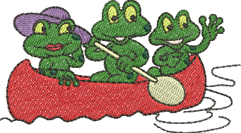 matriz de bordado Canoa