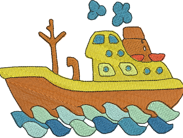 Matriz de Bordado Navio 22