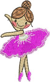Matriz de Bordado Bailarina 01