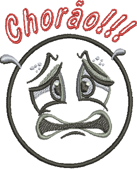 matriz de bordado Expressão de Choro