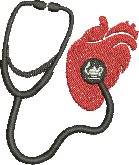 Matriz de Bordado Enfermagem em Cardiologia 398