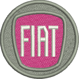 Matriz de Bordado Logo Fiat