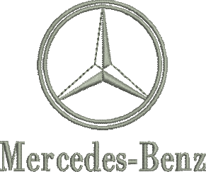 Matriz de Bordado Logo Mercedes Benz 01
