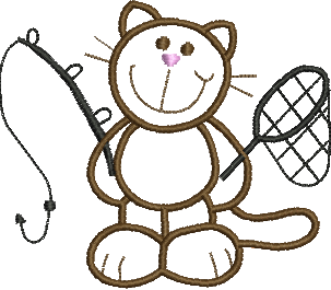 Matriz de Bordado Gatinho 113