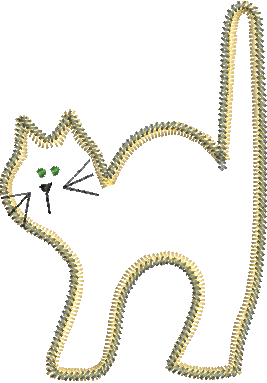 Matriz de Bordado Gatinho 114