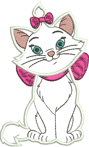 Matriz de Bordado Gata Marie 145