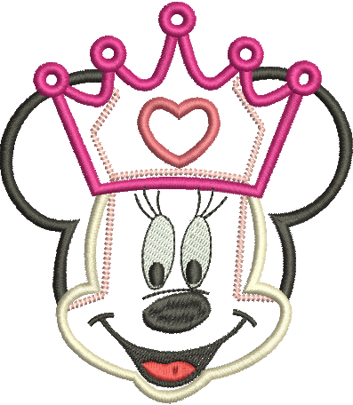 Matriz de Bordado Minnie Mouse 156