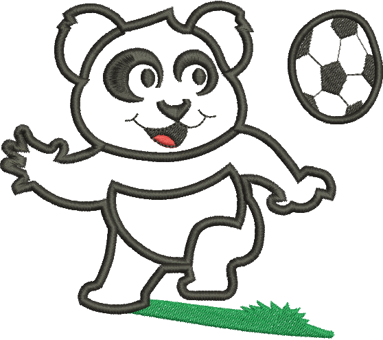 Matriz de Bordado Panda 163