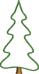 matriz de bordado Árvore de Natal 178