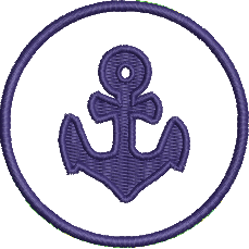 Matriz de Bordado Logo Âncora 02