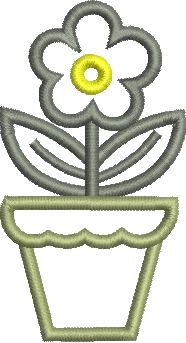 Matriz de Bordado Flor 211