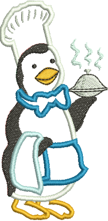 Matriz de Bordado Pinguim 215
