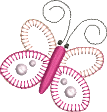 Matriz de Bordado Borboleta 26
