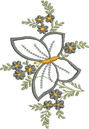 Matriz de Bordado Borboleta 27
