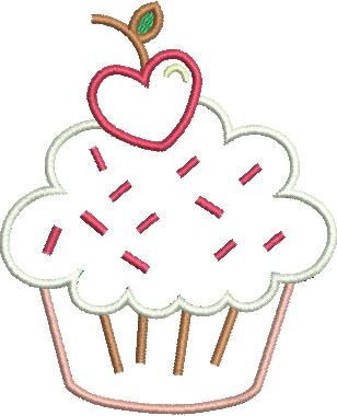 Matriz de Bordado Cupcake 274