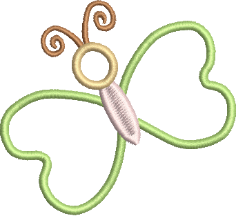 Matriz de Bordado Borboleta 28