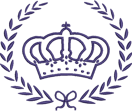 Matriz de Bordado Logo de Coroa 290