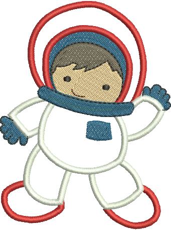 Matriz de Bordado Astronauta 299