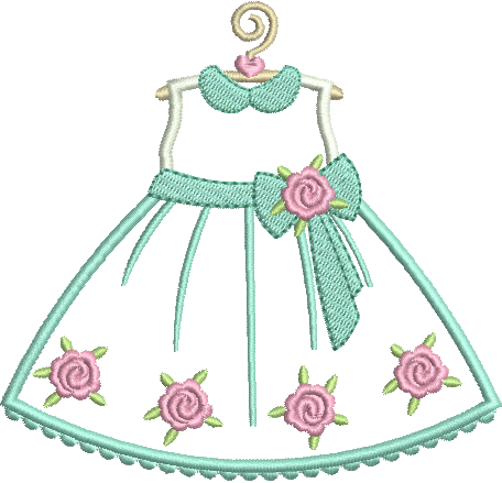 Matriz de Bordado Vestido 331