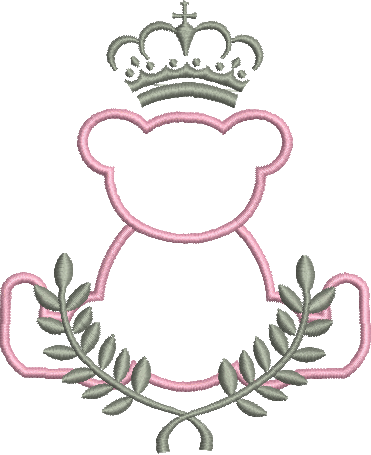 Matriz de Bordado Logo de ursinha 336