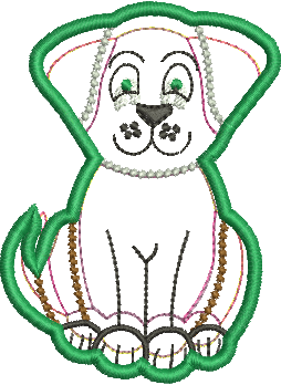 Matriz de Bordado Cachorrinho 35