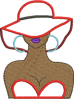 Matriz de Bordado Mulher 361