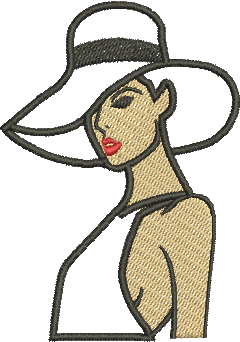 Matriz de Bordado Mulher 364