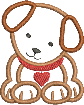 Matriz de Bordado Cachorrinho 387