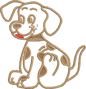 Matriz de Bordado Cachorrinho 393