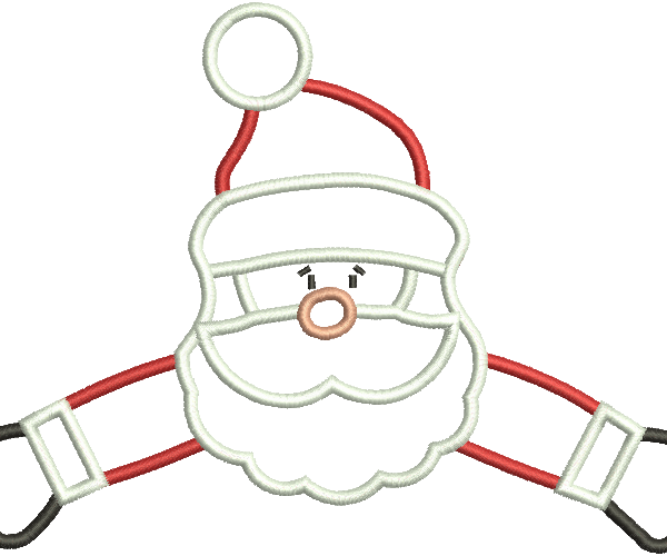 Matriz de Bordado Papai Noel 395