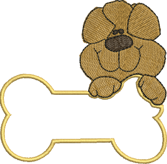Matriz de Bordado Cachorrinho 398