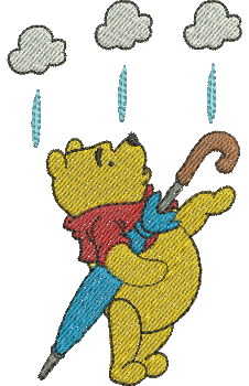 Matriz de Bordado Ursinho Pooh 05