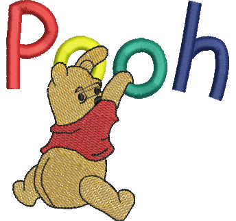 Matriz de Bordado Ursinho Pooh 12