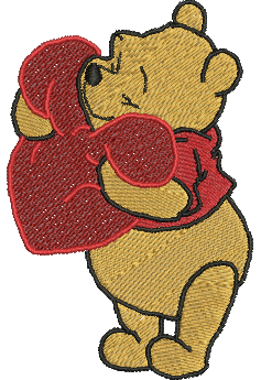 Matriz de Bordado Ursinho Pooh 15