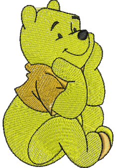 Matriz de Bordado Ursinho Pooh 18