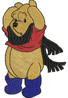 Matriz de Bordado Ursinho Pooh 24