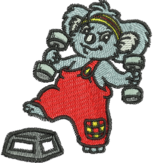 Matriz de Bordado Blinky Bill 11 – Três Tamanhos