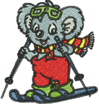 Matriz de Bordado Blinky Bill 12 – Três Tamanhos