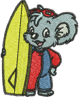 Matriz de Bordado Blinky Bill 15 – Três Tamanhos