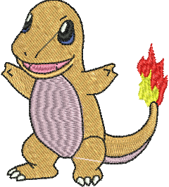 Matriz de Bordado Charmander