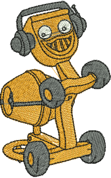 Matriz de Bordado Dizzy 00 – Três Tamanhos