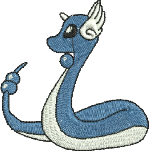 Visualização da Matriz de Bordado Dragonair