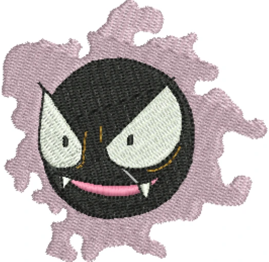 Visualização da Matriz de Bordado Gastly