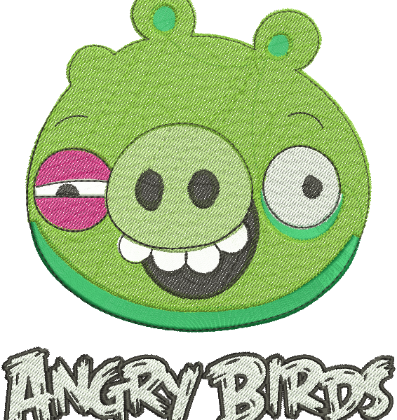 Matriz de Bordado Angry Bird 10 – Três Tamanhos