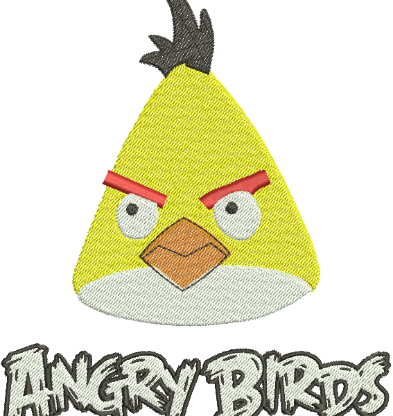Matriz de Bordado Angry Bird 11 – Três Tamanhos
