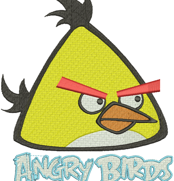 Matriz de Bordado Angry Bird 12 – Três Tamanhos